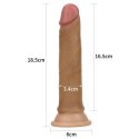 7&#039;&#039; Dual layered Platinum Silicone Cock