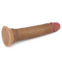 7&#039;&#039; Dual layered Platinum Silicone Cock