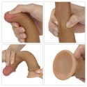 7&#039;&#039; Dual layered Platinum Silicone Cock