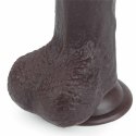 7&#039;&#039; Sliding Skin Dual Layer Dong - Black