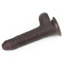 7&#039;&#039; Sliding Skin Dual Layer Dong - Black