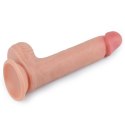 8&#039;&#039; Dual layered Platinum Silicone Cock