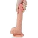 8.5&#039;&#039; Dual layered Platinum Silicone Cock