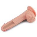 8.5&#039;&#039; Dual layered Platinum Silicone Cock