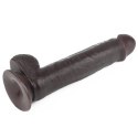 9.0&#039;&#039; Sliding Skin Dual Layer Dong - Black