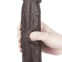 9.0&#039;&#039; Sliding Skin Dual Layer Dong - Black