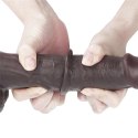 9.0&#039;&#039; Sliding Skin Dual Layer Dong - Black