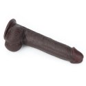 9&#039;&#039; Sliding Skin Dual Layer Dong - Black