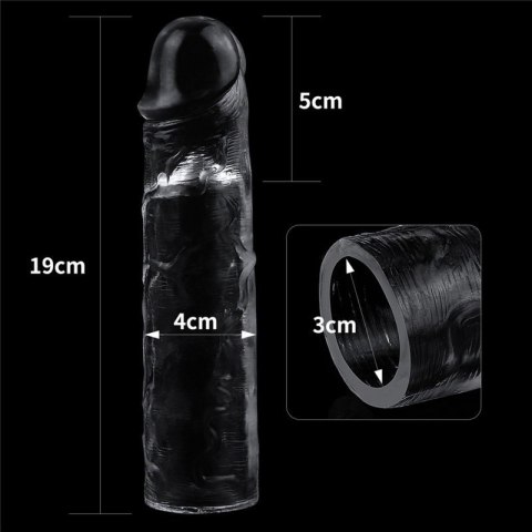 Flawless Clear Penis Sleeve Add 2'' Flawless Clear Penis Sleeve Add 2''