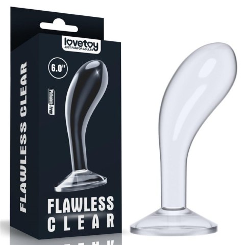 Flawless Clear Prostate Plug 6.0'' Flawless Clear Prostate Plug 6.0''