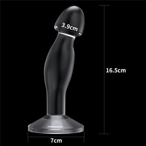 Flawless Clear Prostate Plug 6.5'' Flawless Clear Prostate Plug 6.5''