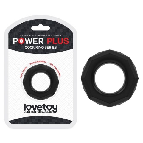 POWER PLUS Cockring Black POWER PLUS Cockring Black