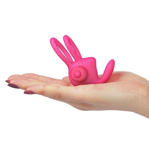 Power Clit Duo Silicone Cockring Pink Power Clit Duo Silicone Cockring Pink