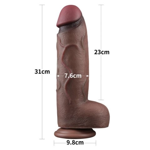 12"""" Dual Layered Silicone Cock XXL 12"""" Dual Layered Silicone Cock XXL