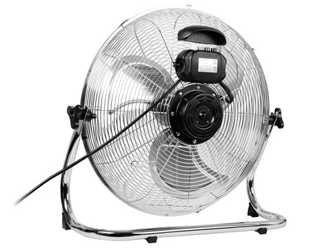 44-065# Wentylator podłogowy 18"/45cm 200w cyrkulator srebrny 44-065# Wentylator podłogowy 18"/45cm 200w cyrkulator srebrny