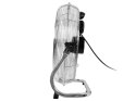 44-065# Wentylator podłogowy 18"/45cm 200w cyrkulator srebrny