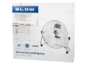 44-065# Wentylator podłogowy 18"/45cm 200w cyrkulator srebrny