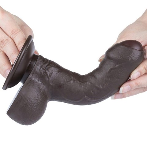 7'' Sliding Skin Dual Layer Dong Black 7'' Sliding Skin Dual Layer Dong Black