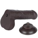 7&#039;&#039; Sliding Skin Dual Layer Dong Black