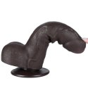 7&#039;&#039; Sliding Skin Dual Layer Dong Black