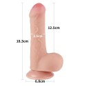 7&#039;&#039; Sliding Skin Dual Layer Dong Flesh