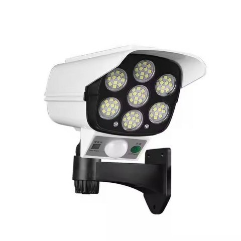 AK333A Lampa solarna 77 led atrapa kamery biała AK333A Lampa solarna 77 led atrapa kamery biała