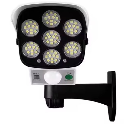 AK333A Lampa solarna 77 led atrapa kamery biała AK333A Lampa solarna 77 led atrapa kamery biała