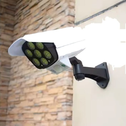 AK333A Lampa solarna 77 led atrapa kamery biała AK333A Lampa solarna 77 led atrapa kamery biała