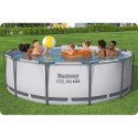 BASEN OGRODOWY STELAŻOWY 366 X 122 ĆM 18W1 BESTWAY 56420 + MASZYNKA DO BANIEK GRATIS