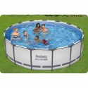 BASEN OGRODOWY STELAŻOWY 457 X 122 ĆM 18W1 BESTWAY 56438 + MASZYNA DO BANIEK GRATIS