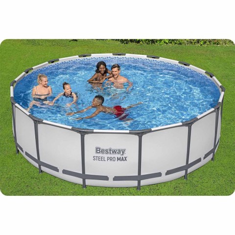 BASEN OGRODOWY STELAŻOWY 457 X 122 ĆM 18W1 BESTWAY 56438 + MASZYNA DO BANIEK GRATIS BASEN OGRODOWY STELAŻOWY 457 X 122 ĆM 18W1 BESTWAY 56438 + MASZYNA DO BANIEK GRATIS