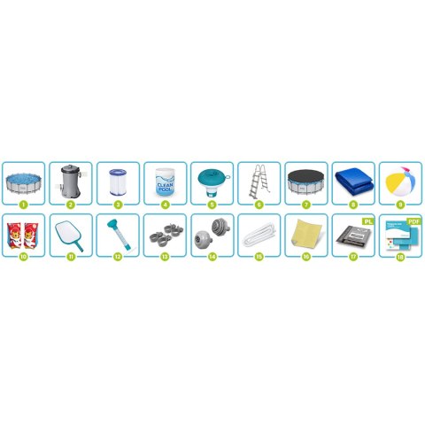 BASEN OGRODOWY STELAŻOWY 457 X 122 ĆM 18W1 BESTWAY 56438 BASEN OGRODOWY STELAŻOWY 457 X 122 ĆM 18W1 BESTWAY 56438