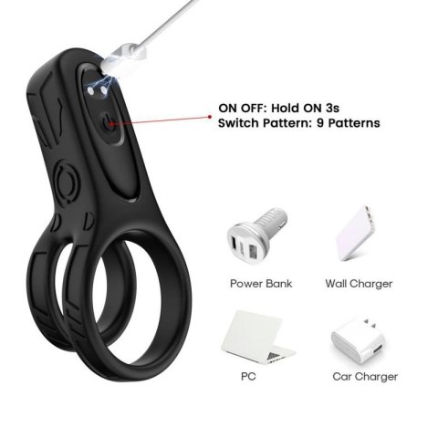 Mechao Black, 9 vibration functions Mechao Black, 9 vibration functions