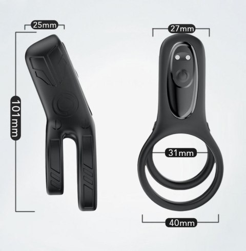 Mechao Black, 9 vibration functions Mechao Black, 9 vibration functions