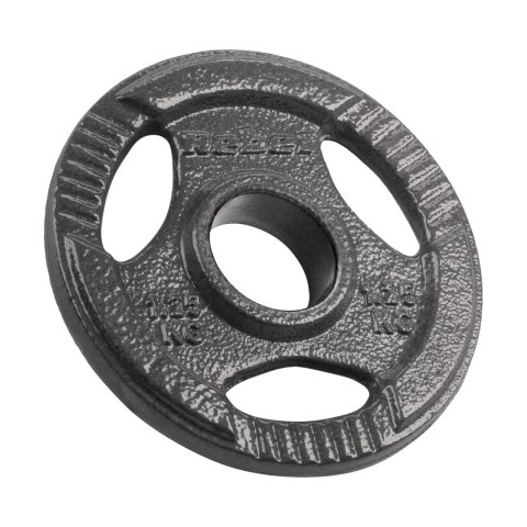 Obciążenie żeliwne olimpijskie zestaw 4x1.25kg, otwór 51mm, talerz z uchwytami, REBEL ACTIVE Obciążenie żeliwne olimpijskie zestaw 4x1.25kg, otwór 51mm, talerz z uchwytami, REBEL ACTIVE