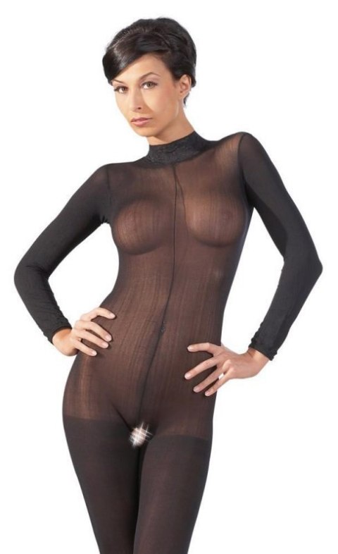 Catsuit with Lace Collar S/M Catsuit with Lace Collar S/M
