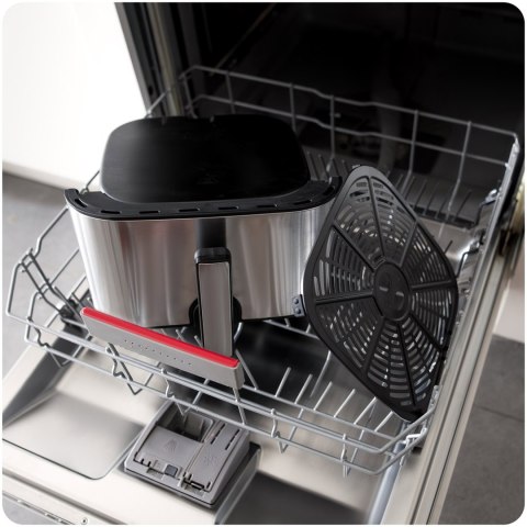 Frytkownica beztłuszczowa Air fryer Berdsen BD-659 srebrna Frytkownica beztłuszczowa Air fryer Berdsen BD-659 srebrna