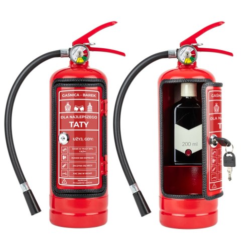 Gaśnica Mini Barek - Prezent dla Taty - schowek na butelkę - Dzień Ojca