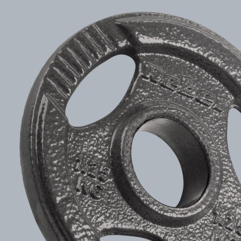 Obciążenie żeliwne olimpijskie zestaw 4x1.25kg, otwór 51mm, talerz z uchwytami, REBEL ACTIVE Obciążenie żeliwne olimpijskie zestaw 4x1.25kg, otwór 51mm, talerz z uchwytami, REBEL ACTIVE
