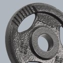Obciążenie żeliwne olimpijskie zestaw 4x2.5kg, otwór 51mm, talerz z uchwytami, REBEL ACTIVE
