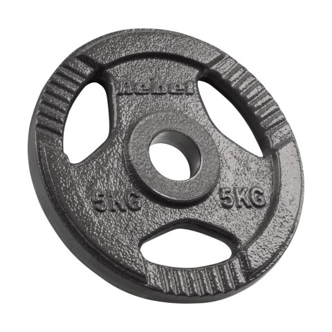 Obciążenie żeliwne olimpijskie zestaw 4x5kg, otwór 51mm, talerz z uchwytami, REBEL ACTIVE Obciążenie żeliwne olimpijskie zestaw 4x5kg, otwór 51mm, talerz z uchwytami, REBEL ACTIVE