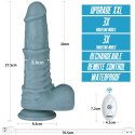 11&#039;&#039; Rechargeable Thrusting and Vibrating Silicone Dildo with Remote