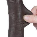 7.5&#039;&#039; Sliding Skin Dual Layer Dong Black