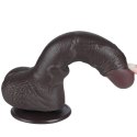 7.5&#039;&#039; Sliding Skin Dual Layer Dong Black