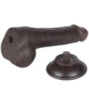 7.5&#039;&#039; Sliding Skin Dual Layer Dong Black