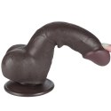 7.5&#039;&#039; Sliding Skin Dual Layer Dong Black
