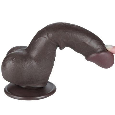 7.5'' Sliding Skin Dual Layer Dong Black 7.5'' Sliding Skin Dual Layer Dong Black