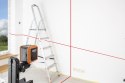 Laser krzyżowy 10 m, z etui i uchwytem magnetycznym