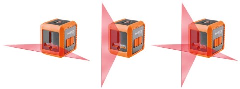 Laser krzyżowy 10 m, z etui i uchwytem magnetycznym Laser krzyżowy 10 m, z etui i uchwytem magnetycznym
