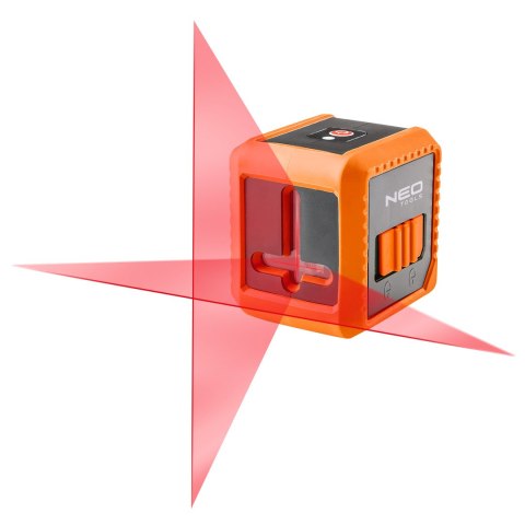 Laser krzyżowy 10 m, z etui i uchwytem magnetycznym Laser krzyżowy 10 m, z etui i uchwytem magnetycznym